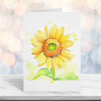 Thumbnail for pretty sunflower greeting cards