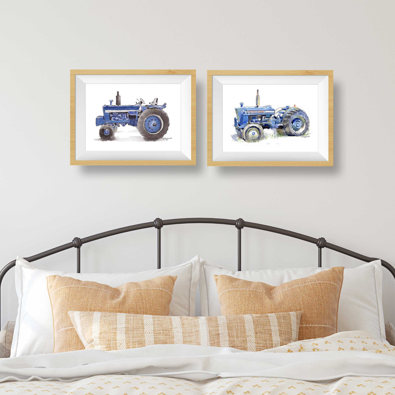 farm tractor nursery art