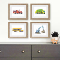Thumbnail for Transportation Vehicles Prints Set