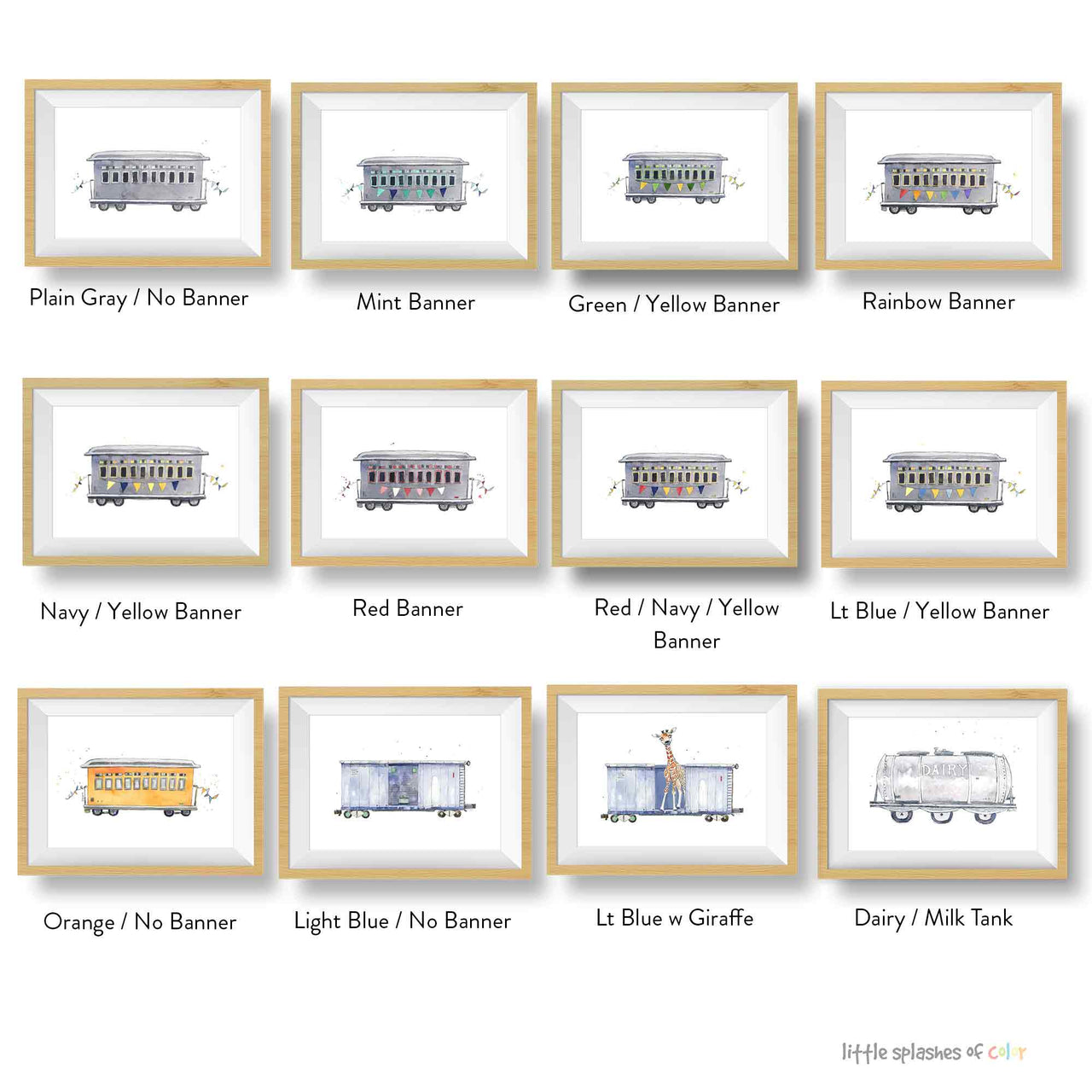 train wall decor for kids rooms