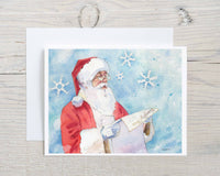 Thumbnail for Santa Claus Christmas Card Naughty or Nice