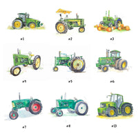 Thumbnail for green tractor pillow choices
