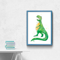 Thumbnail for Green Tyrannosaurus Rex Print #1