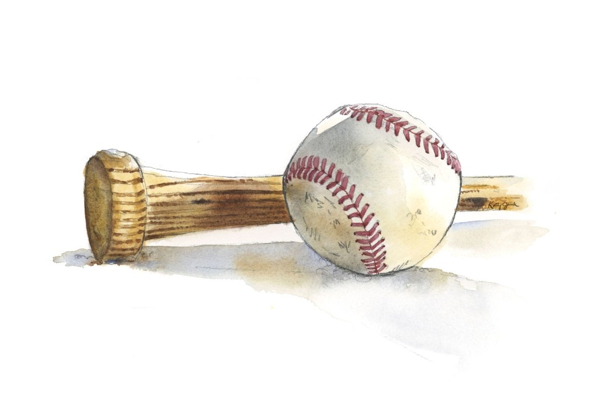 Baseball Art Print #2
