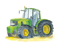 Thumbnail for Green Tractor Pillow Cover
