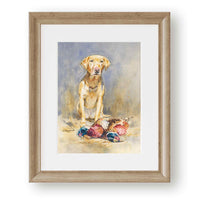 Thumbnail for hunting dog art watercolor