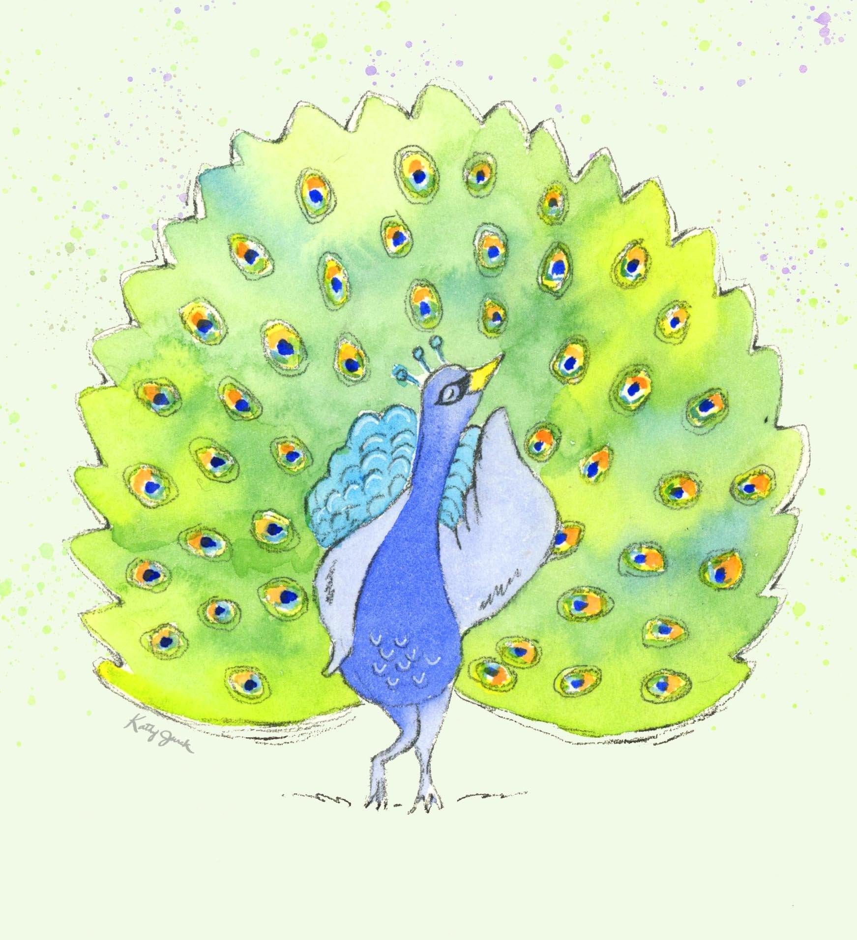 Whimsical Peacock