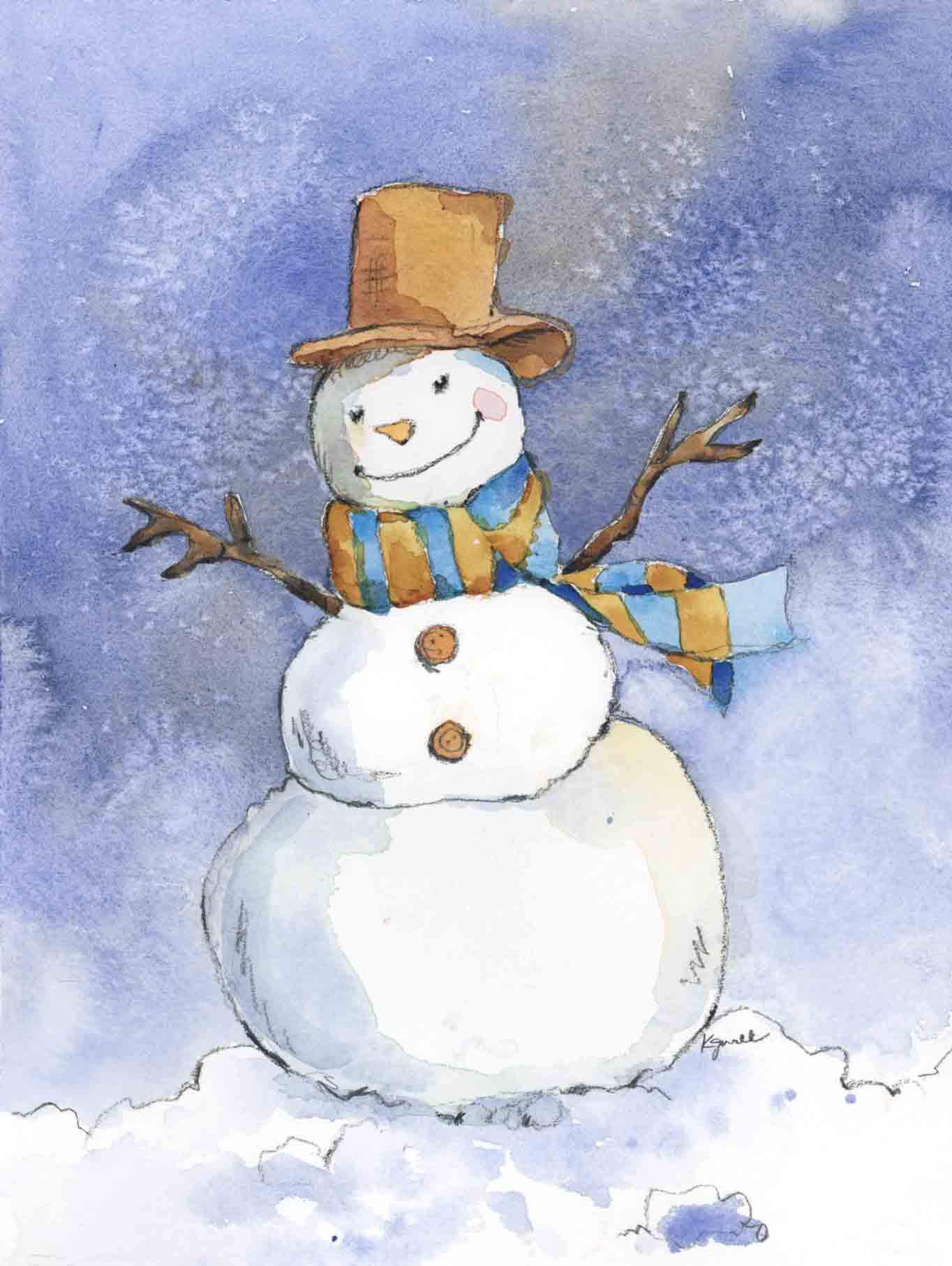 Happy Holidays - Snowman Video