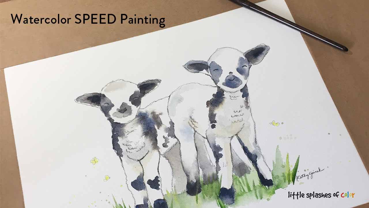 Two Lambs Speedpainting Video