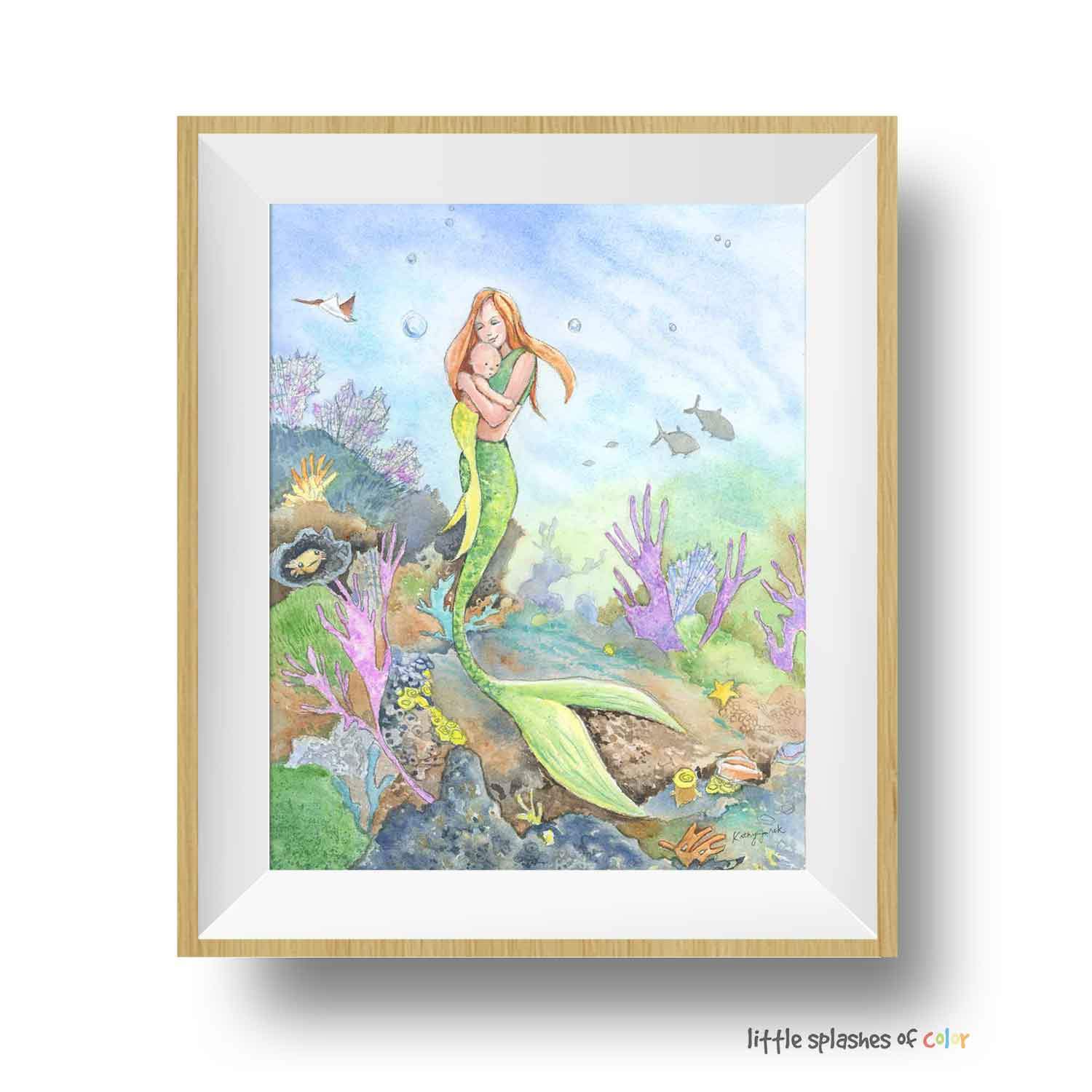 Mermaid Art Print - On Sale This Week