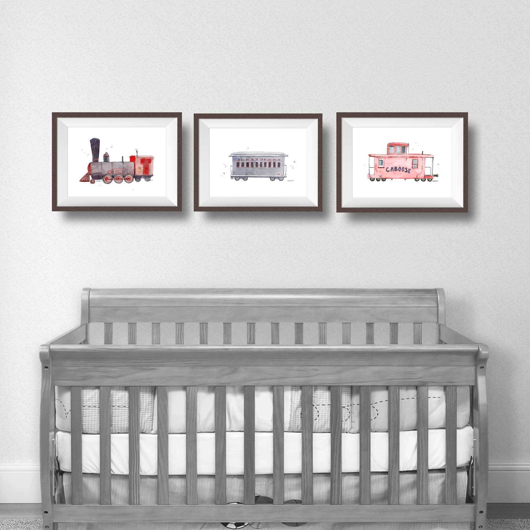 New additions to the Children;s Wall Art Train Collection