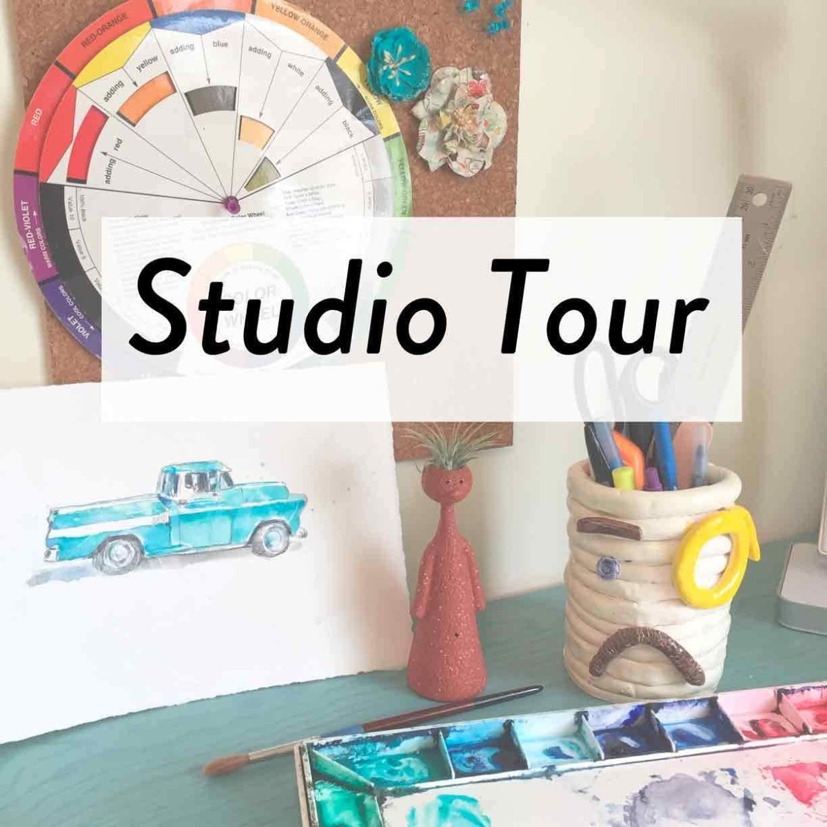 Welcome to a Tour of My Studio!