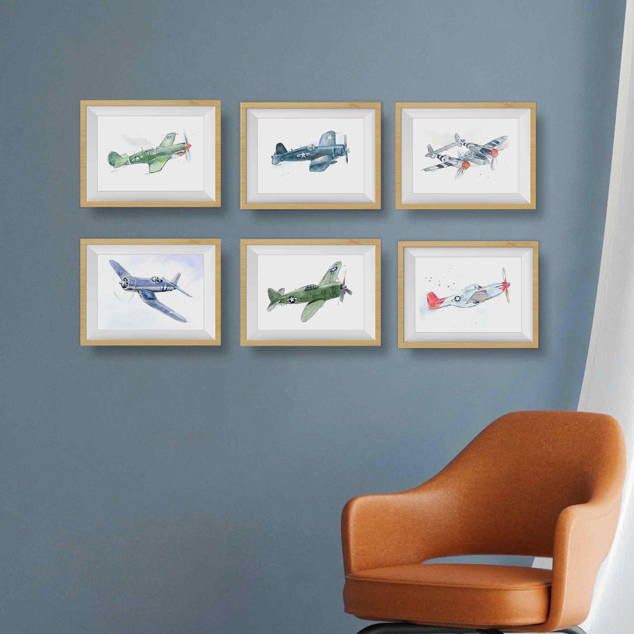 P47 Thunderbolt Airplane Print