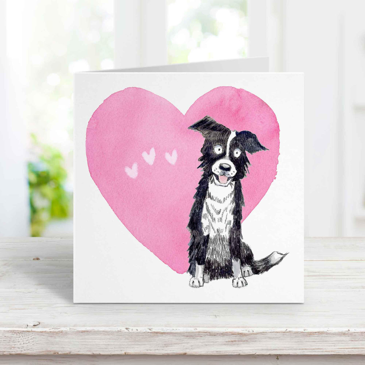 Border Collie Love Card