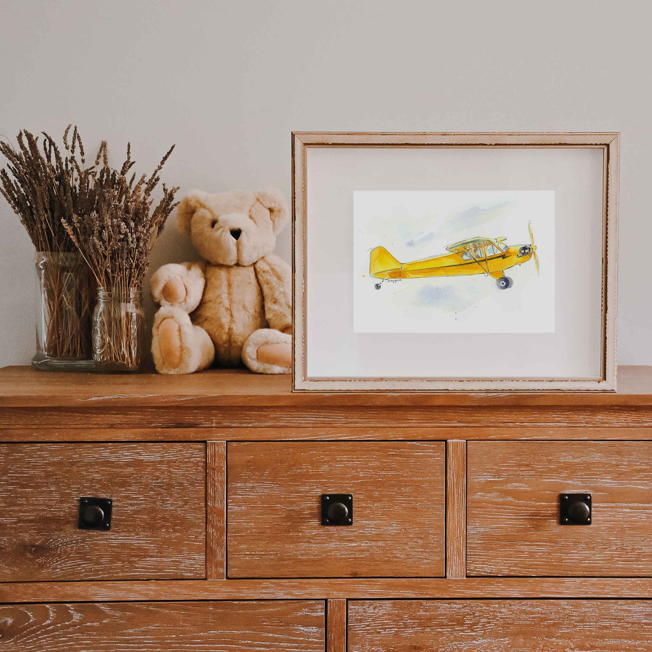 J3 Piper Airplane Print