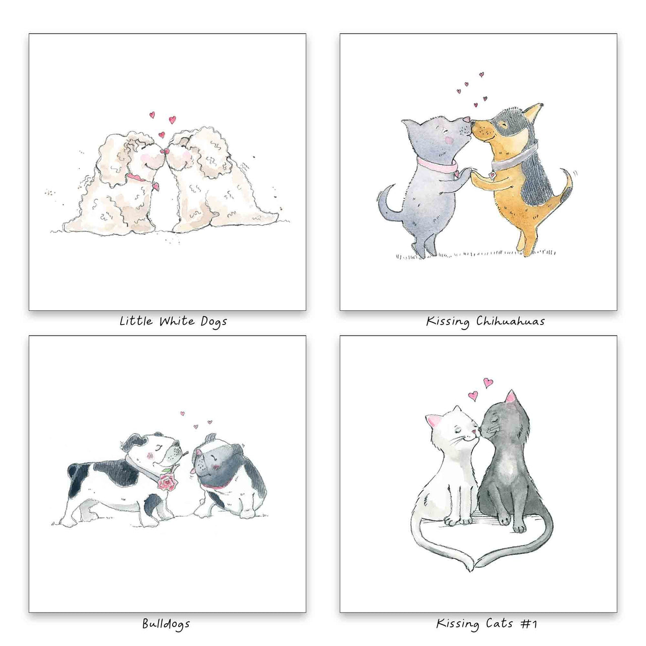 Border Collie Love Card