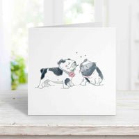 Thumbnail for french bulldogs love card for anniversary or birthday