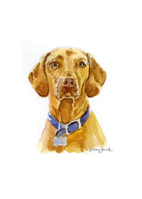 Thumbnail for Custom Mini Pet Portrait Painting or Framed Print in Watercolor – Hand-Painted from Your Photo