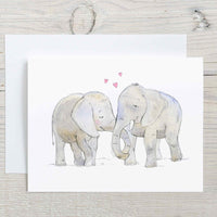 Thumbnail for Elephant Card for Valentine's Day