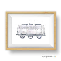 Thumbnail for Milk Car Train Print