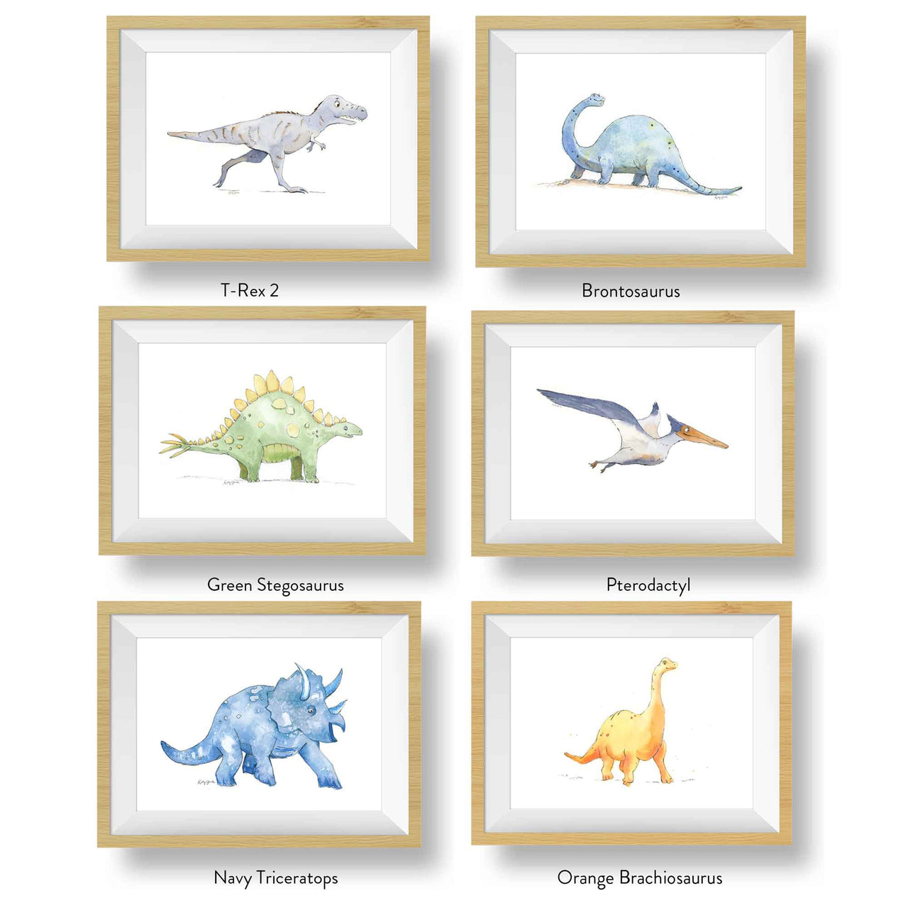 Dinosaur Prints Set