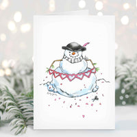 Thumbnail for Silly Snowman Watercolor Cards - Set 2