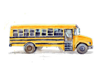 Thumbnail for Yellow School Bus Print