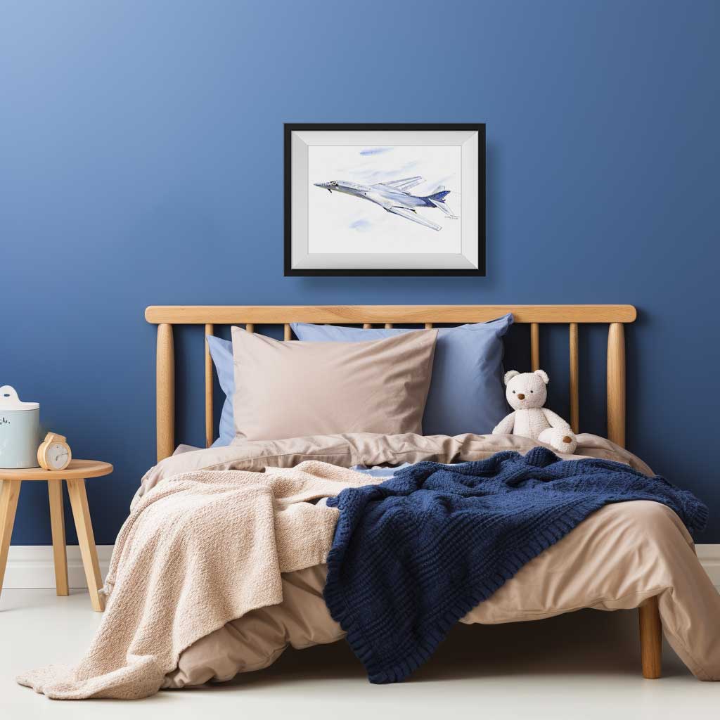 military airplane print