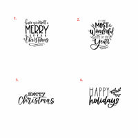 Thumbnail for a set of four handwritten christmas quotes