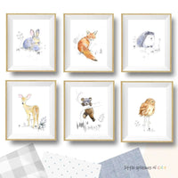 Thumbnail for Sweet Woodland Hedgehog Print