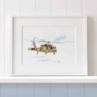 Thumbnail for black hawk helicopter wall art for kids rooms