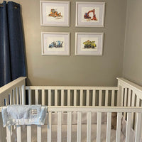 Thumbnail for Set of construction truck prints for boy nursery decor