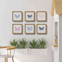 Thumbnail for Ella's Butterflies - Blue Butterfly Print #3