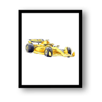 Thumbnail for Formula One Race Cars Nursery Wall Art Set