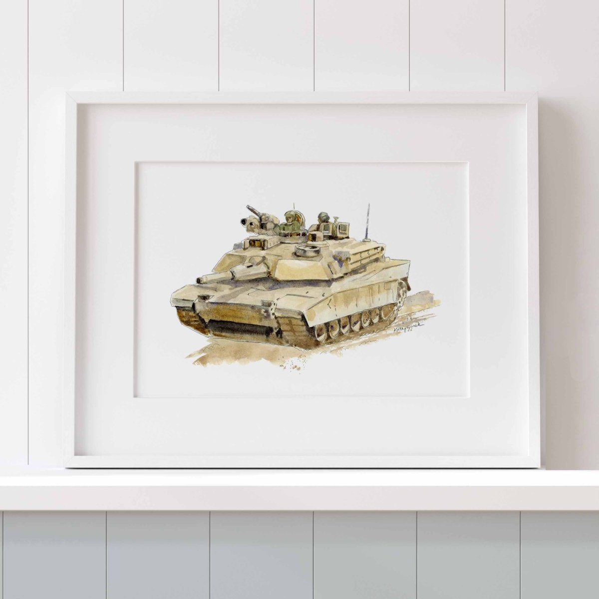 M1 Abrams Army Tank Print