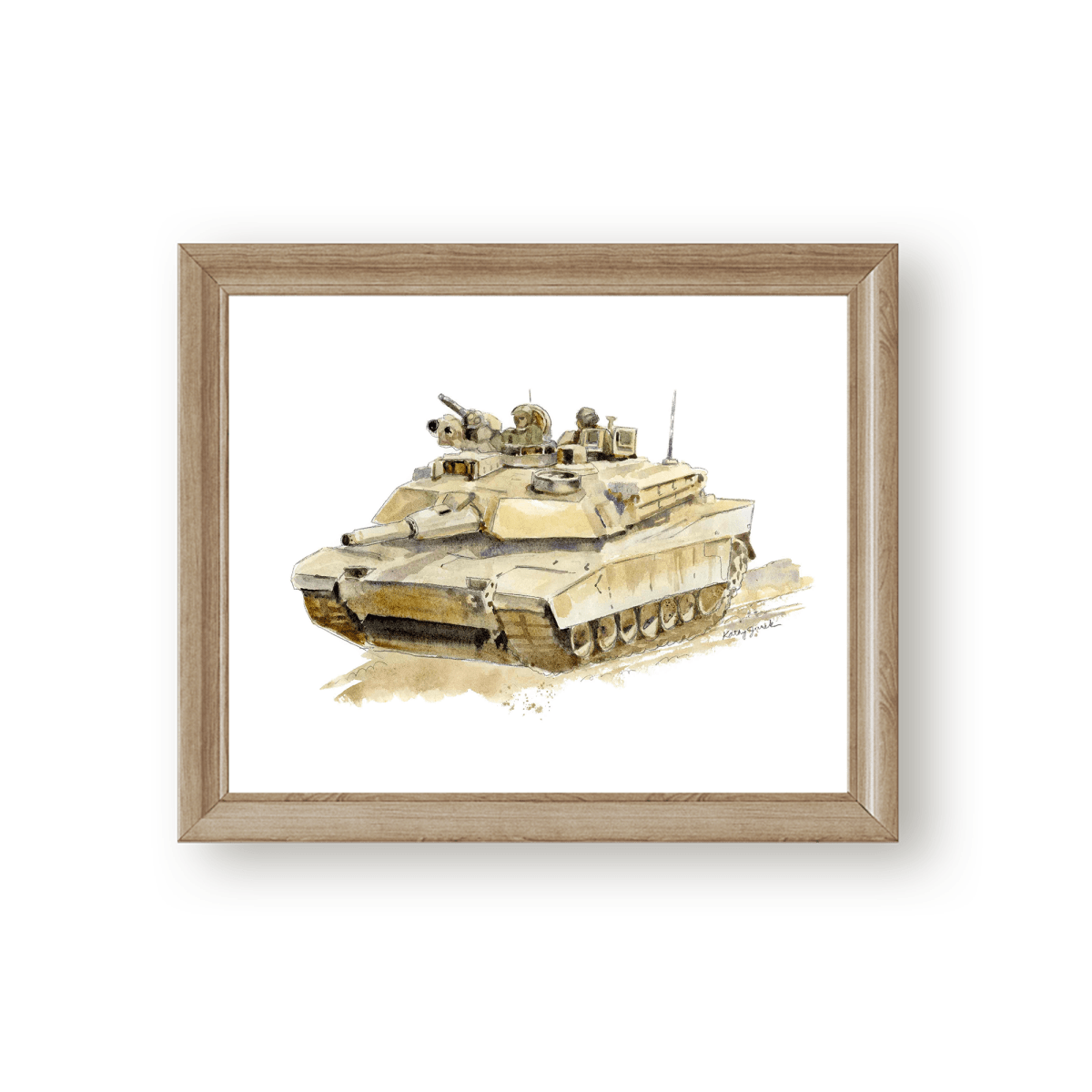 M1 Abrams Army Tank Print