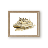 Thumbnail for M1 Abrams Army Tank Print