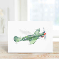 Thumbnail for WWII airplane greeting cards