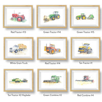 Thumbnail for antique farmall haybalers CAT tractor combine prints