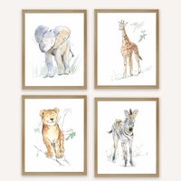 Thumbnail for Safari Animals Prints Set