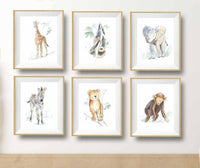 Thumbnail for Safari Animals Prints Set