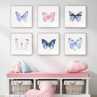 Thumbnail for Butterfly Watercolor Print Set