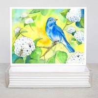 Thumbnail for songbirds watercolor greeting cards