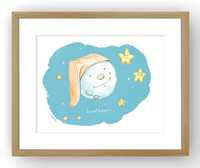 Thumbnail for Sweet Dreams Moon and Stars Nursery Print