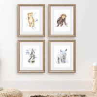 Thumbnail for Sweet Safari Animals Prints Set