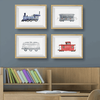 Thumbnail for Train Prints Set