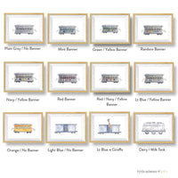 Thumbnail for train wall decor for kids rooms