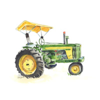 Thumbnail for Green Tractor Pillow Cover
