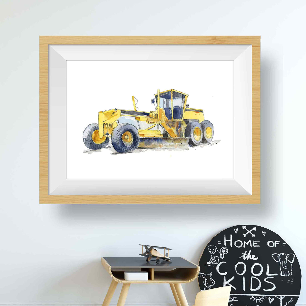 Motor Grader Truck Print (download)