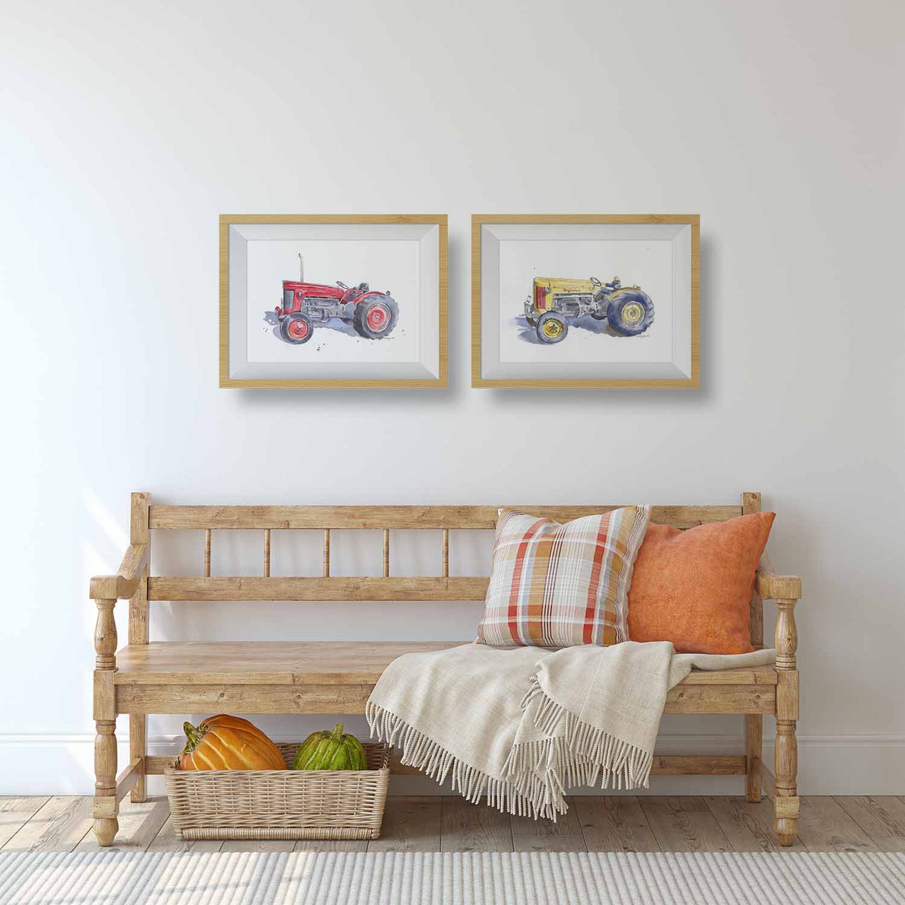 tractor decor for living room